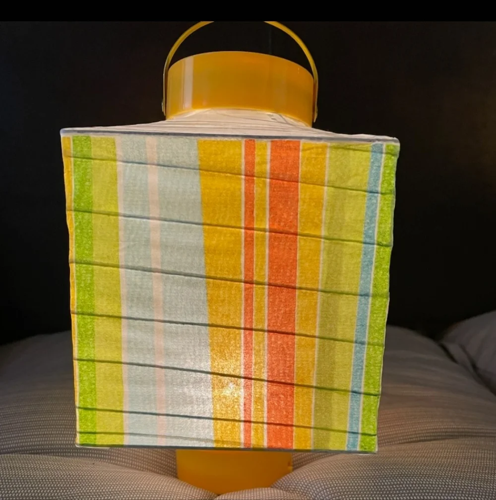 Lot of 7 Paper Lanterns Various Sizes Crate & Barrel